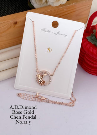 Circle Teddy Bear Pendant