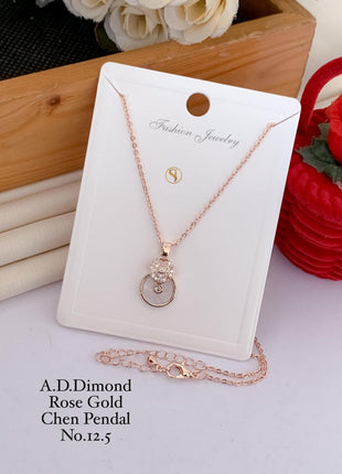 Double Ring Charm Pendant