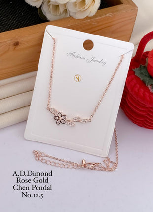 Floral Elegance Pendant Necklace