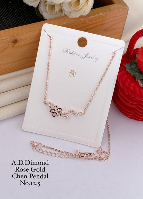 Floral Elegance Pendant Necklace