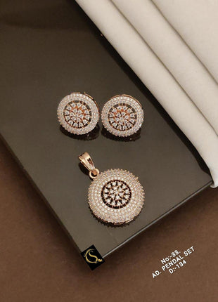 Round Cluster Pendant Set