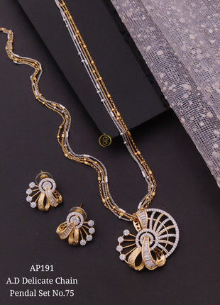 Golden Loop AD Pendant Set