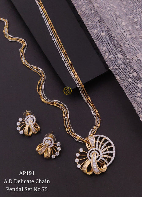 Golden Loop AD Pendant Set