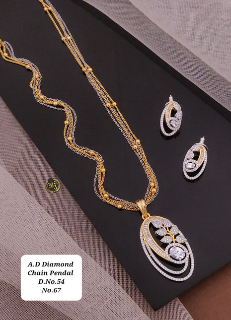 Contemporary Grid Pendant Set