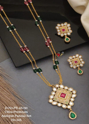 High Gold Heritage Pendant Set