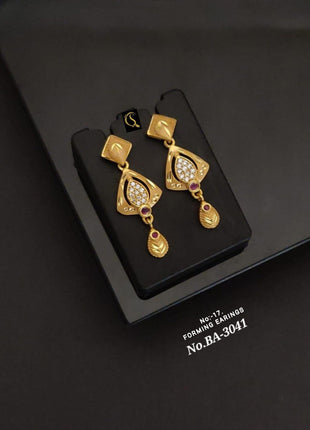 Triangle Charm AD Earrings