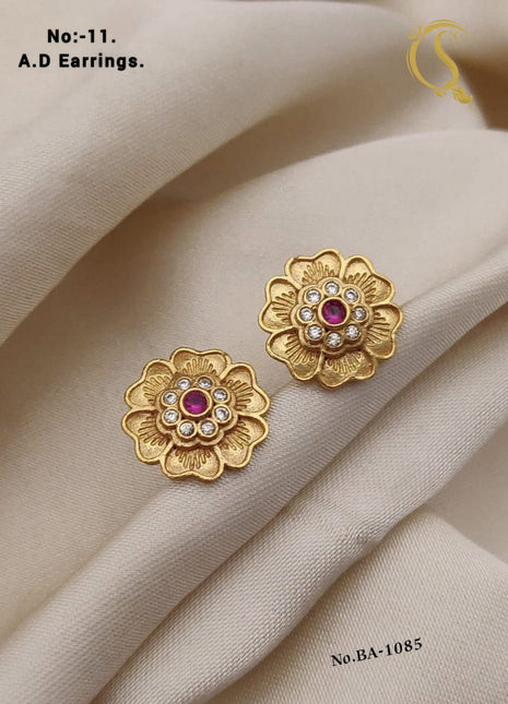 Floral AD Studs