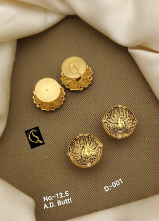 Elegant Peacock American Diamond Studs