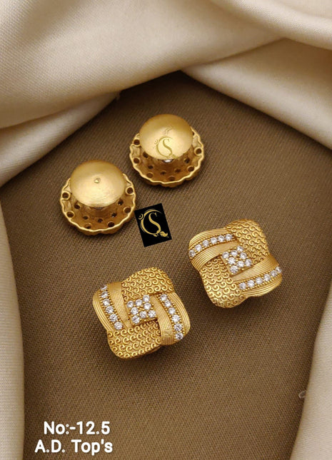 Regal Knot Gold Studs