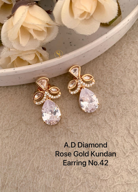 Kundan Red Stone Earrings