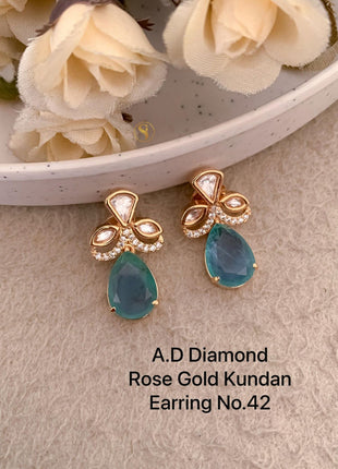 Kundan Red Stone Earrings