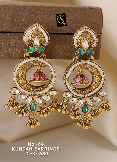 Nooré Chand Kundan Earrings
