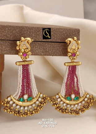 Meher Pearl-Kundan Chandbalis