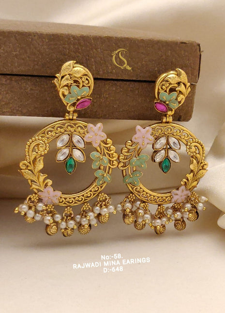 Oxidized Crescent Chandbalis