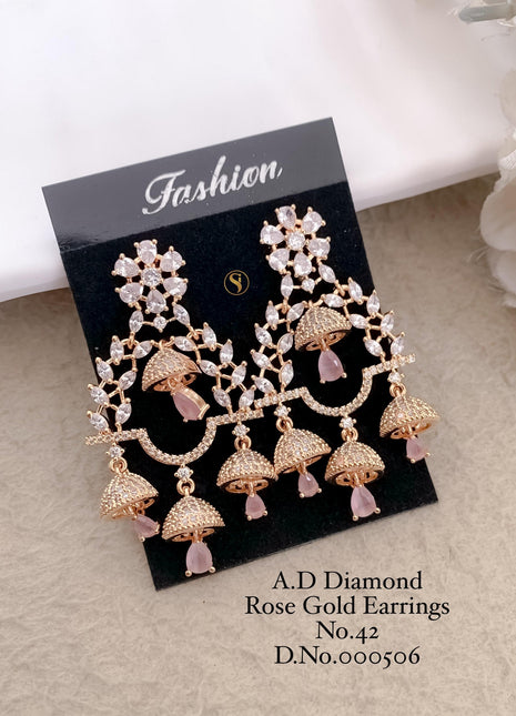 American Diamond Hoops