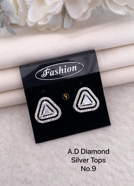 Triangle Shimmer Studs