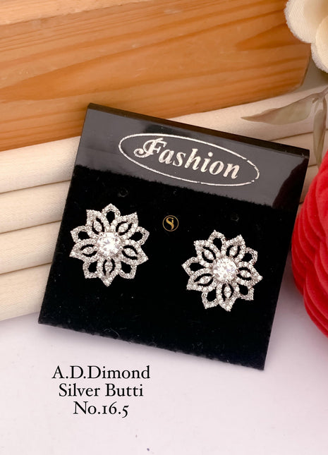 Floral Sparkle Butti Studs