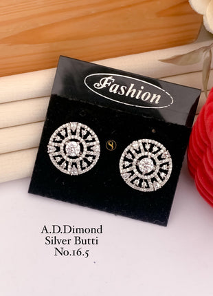 Round Radiant Butti Studs