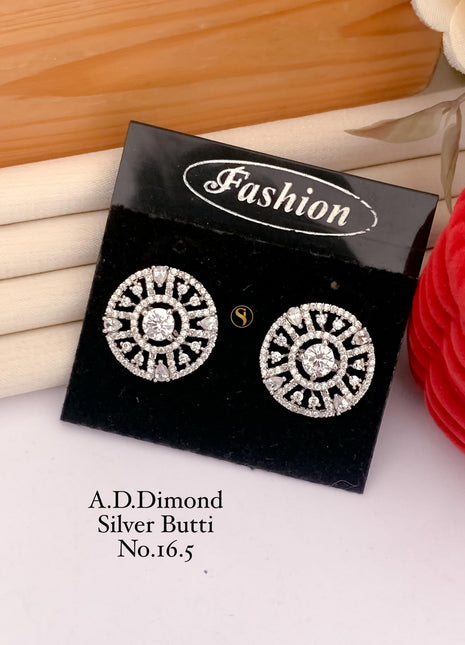 Round Radiant Butti Studs