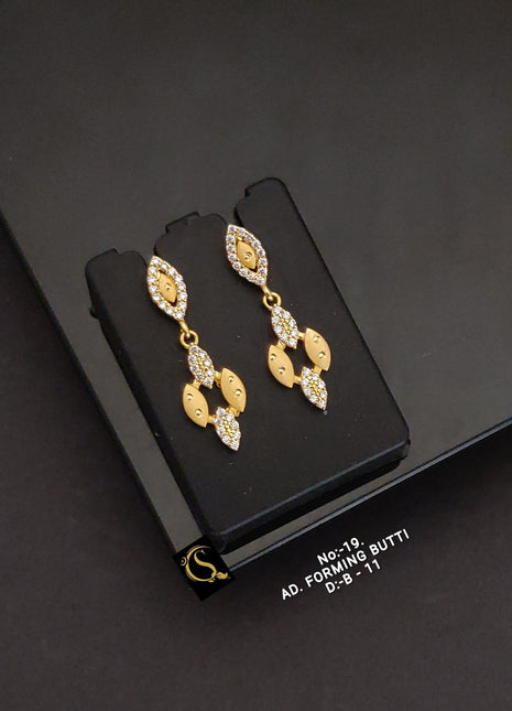 Triple Marquise Chain Drop