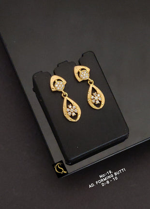 Floral Drop Teardrop