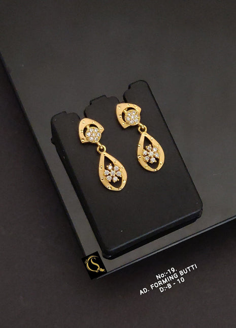 Floral Drop Teardrop