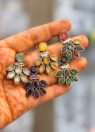 Moonlight Stone Studs