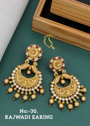 Peacock Motif Chandbalis