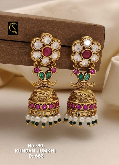 Zaara Kundan Jhumkas
