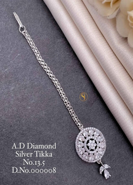 Ethnic Gold Plated Jhumka Maang Tikka