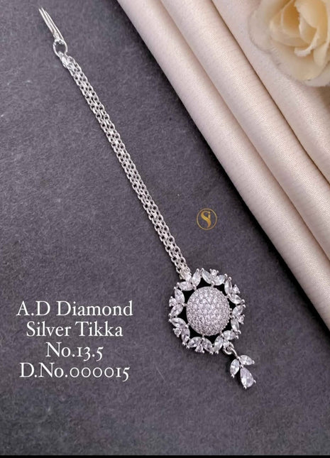 Kundan Passa with Pearl Chains