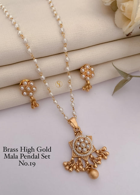Golden Noor Pearl Mala Se