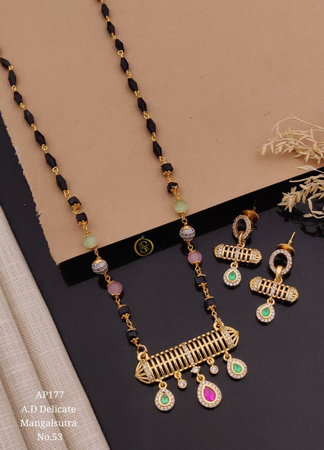 Regal Oval Pendant Set with Ruby Stone Accents