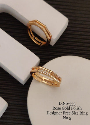 Designer Ring with Red Stone