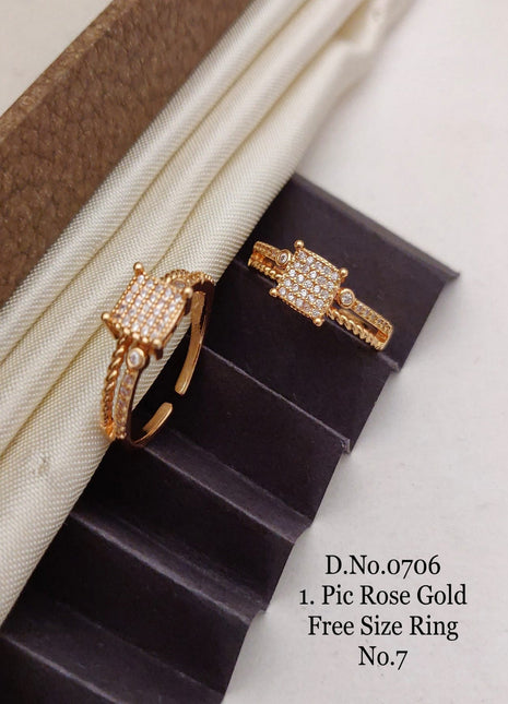 Ethnic Ring with Floral Engraving