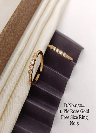 Oval Dual-Tone Ring with Red Center Stone