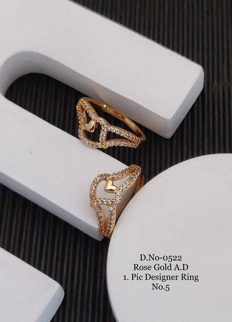 Silver-Toned Adjustable Floral Ring