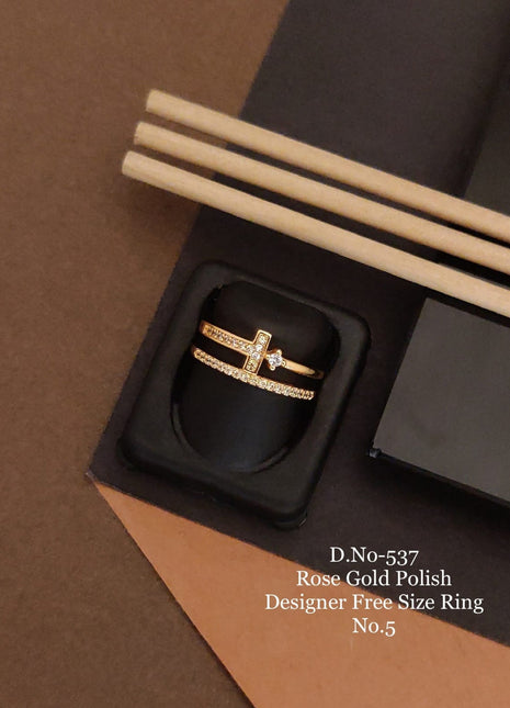 Double Band Adjustable Ring
