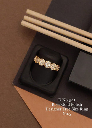 Antique Silver Band with Leaf Motif