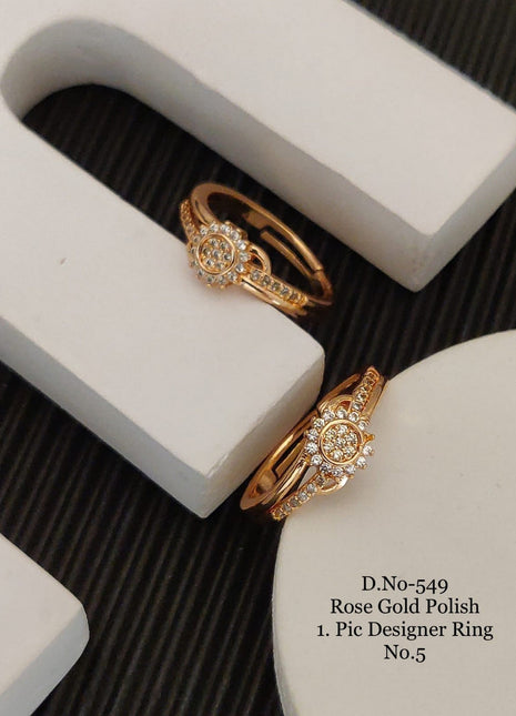 Boho Tribal Ring with Floral Detail