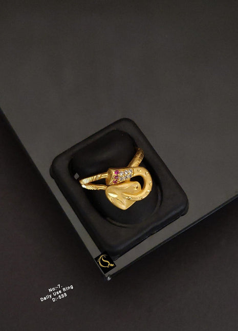 Textured Spiral Ring