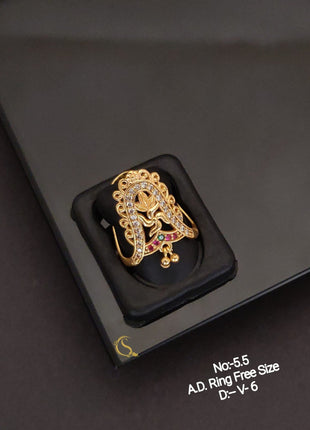 Contemporary Spiral American Diamond Ring