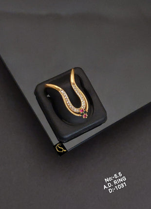 Royal Teardrop Adjustable Ring