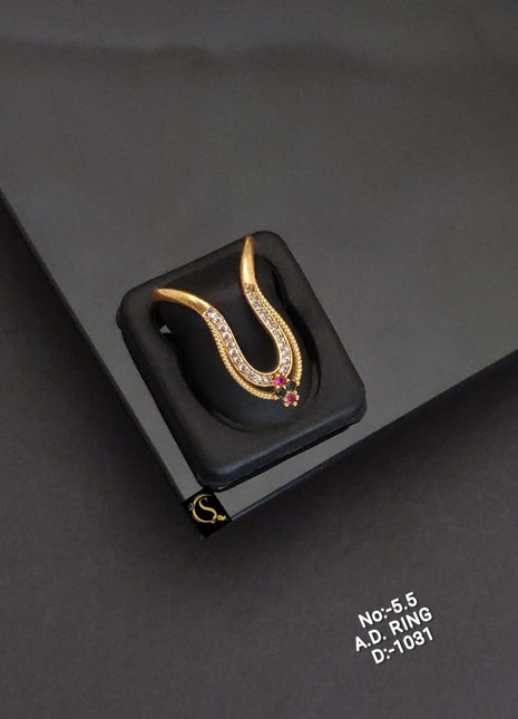 Royal Teardrop Adjustable Ring