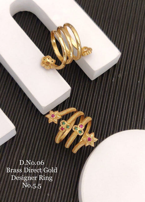 Multicolor Mehndi Art Ring