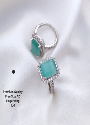 American Diamond Adjustable Rings