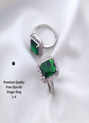 American Diamond Adjustable Rings