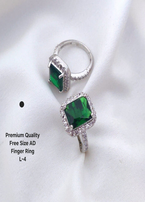 American Diamond Adjustable Rings