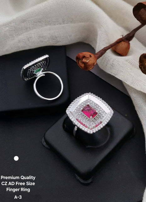 Rose Blush American Diamond Ring