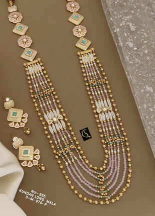 Kundan Pendant Set with Earrings â€“ Perfect for Wedding Wear